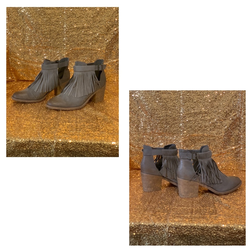 Fringe Ankle Booties